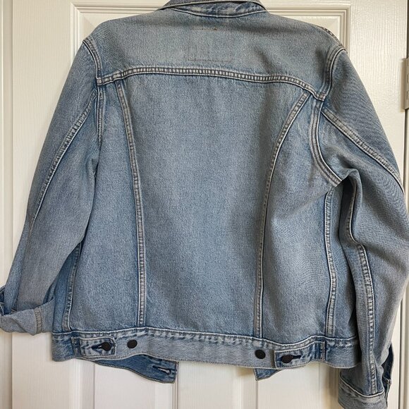Levis Mens Denim Trucker Jacket - Picture 5 of 7